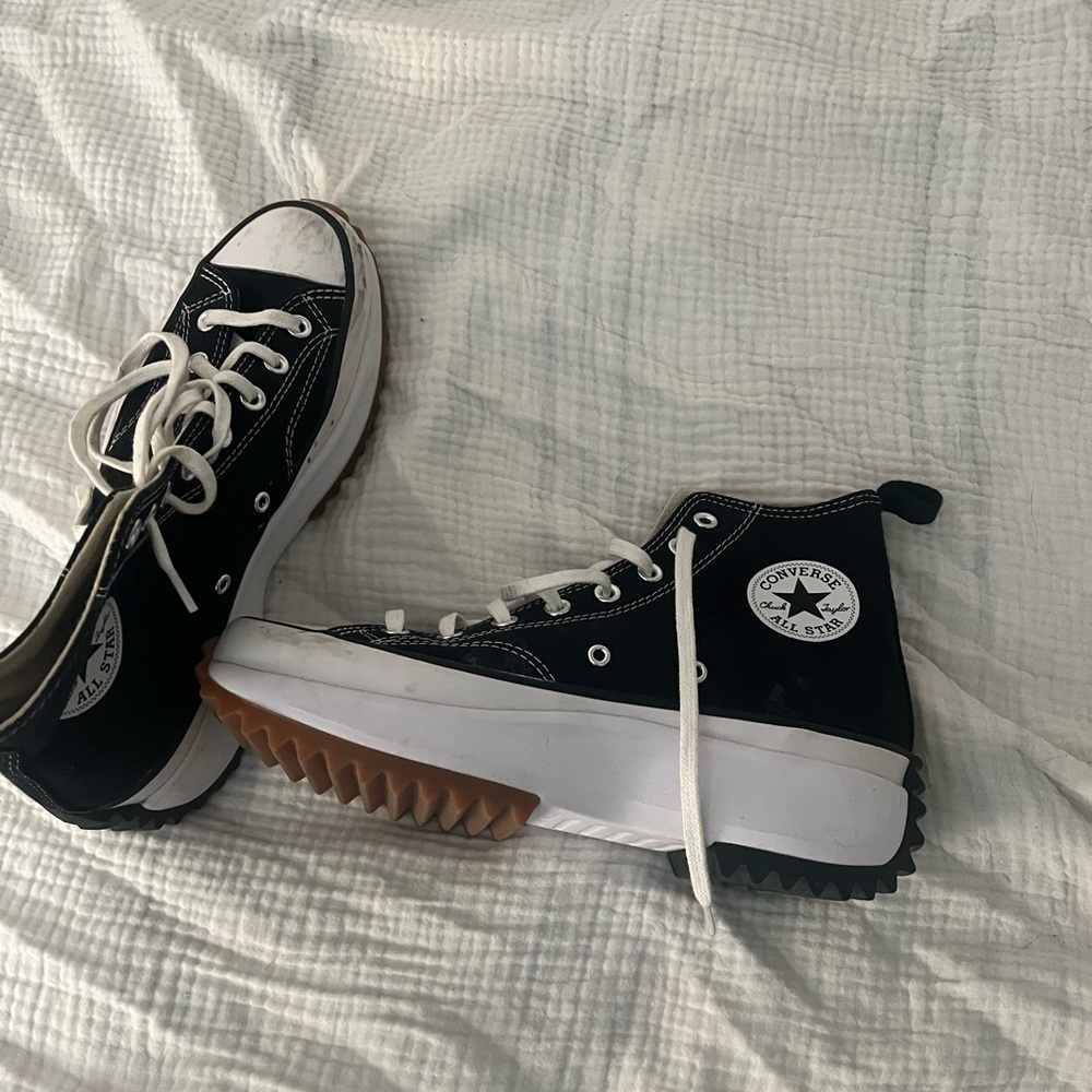 Converse platforms- worn once!